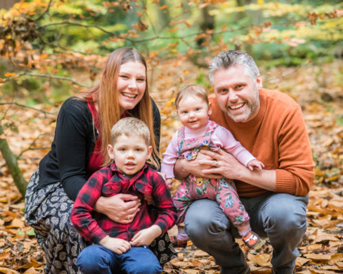 Autumn family photographs in Cumbria