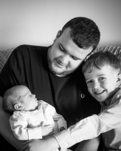 Cuddles with brothers, baby photographer Carlisle
