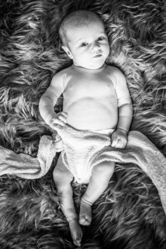 Black and white baby, Nova, Carlisle photographers