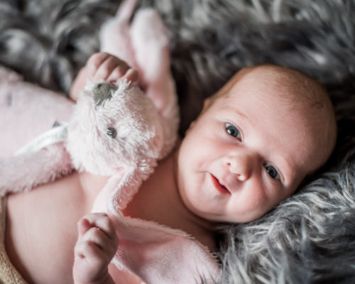 Nova smiling, baby photographers Maryport